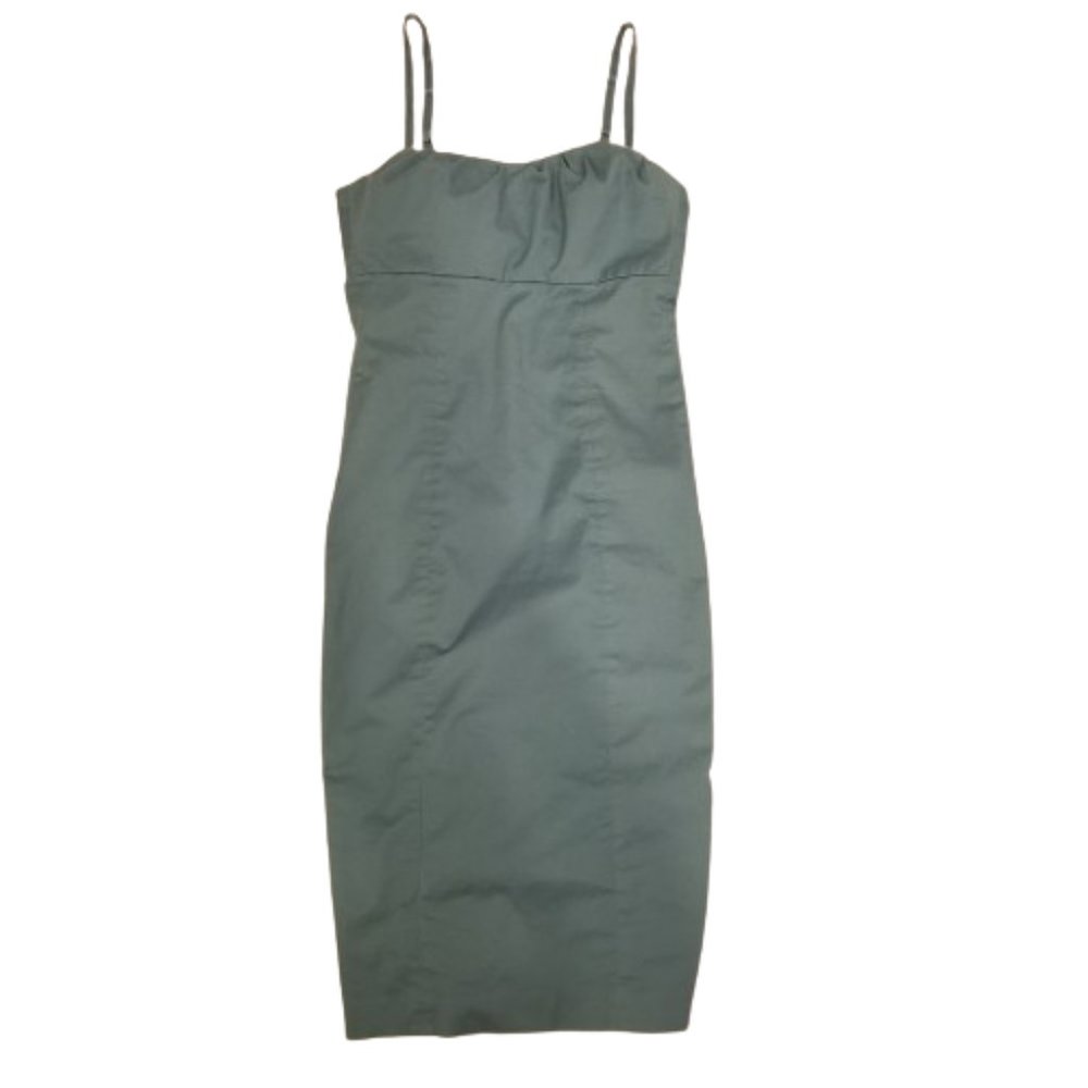 Jacob 1/2 Bodycon Fitted Formal Dress Light blue Midi Length Summer Dress Ruched